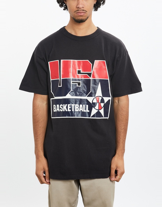 Vintage by The Real Deal - Pre Loved - 90s Champion USA Basketball Tee