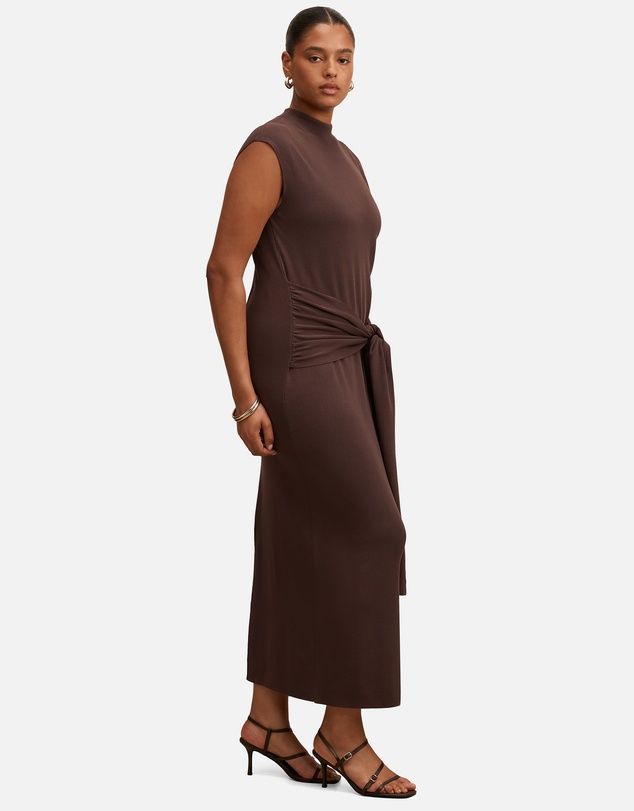 Forever New Curve - Margot Curve Wrap Detail Knitted Midi Dress