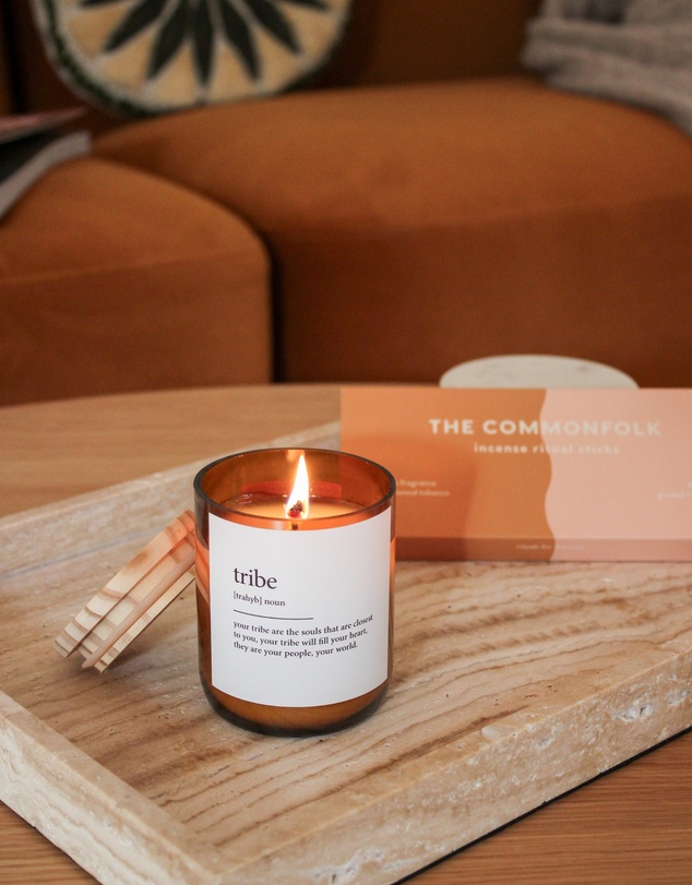The Commonfolk Collective - Tribe ~ Dictionary Meaning Candle