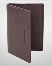 DENTS - RFID Pebble Grain Leather Credit Card Holder Minimalist