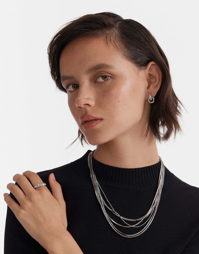 MIMCO - Circulate Stud Earrings - Silver