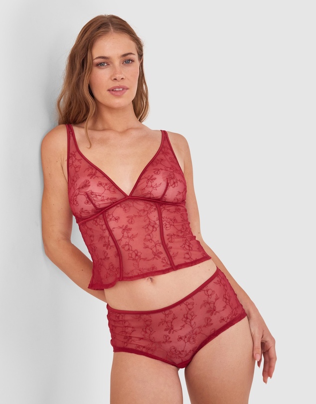 Bras N Things - Night Games Fainthearted Cami - Berry