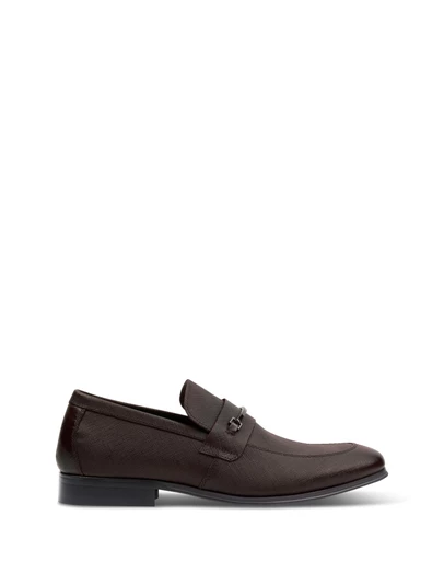 yd. - Riccardo Textured Leather Loafer