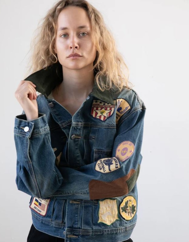 Found - Denim Patchwork Jacket