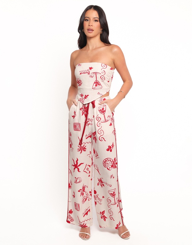 Petal & Pup - Malta Pant - Red