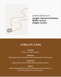 Fossil - Merrit Rose Gold tone Necklace