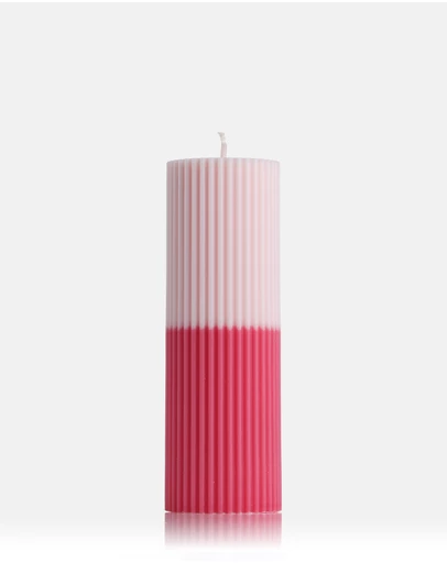 XRJ Celebrations - Pillar Two-Tone Sweet Valentine Candle