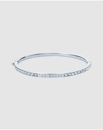 Ted Baker - CLAUDIA: Narrow Crystal Hinged Bangle Bracelet