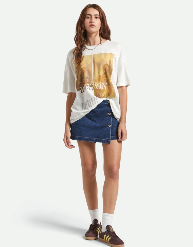 Brixton - Rocky Mountain Oversized Boyfriend Tee