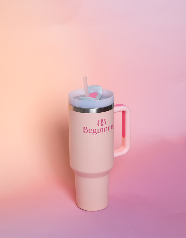 Beginning Boutique - Beginning Boutique Miss Sippy Bubblegum Tumbler