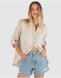 CAMIXA - Luna Oversize Linen Shirt