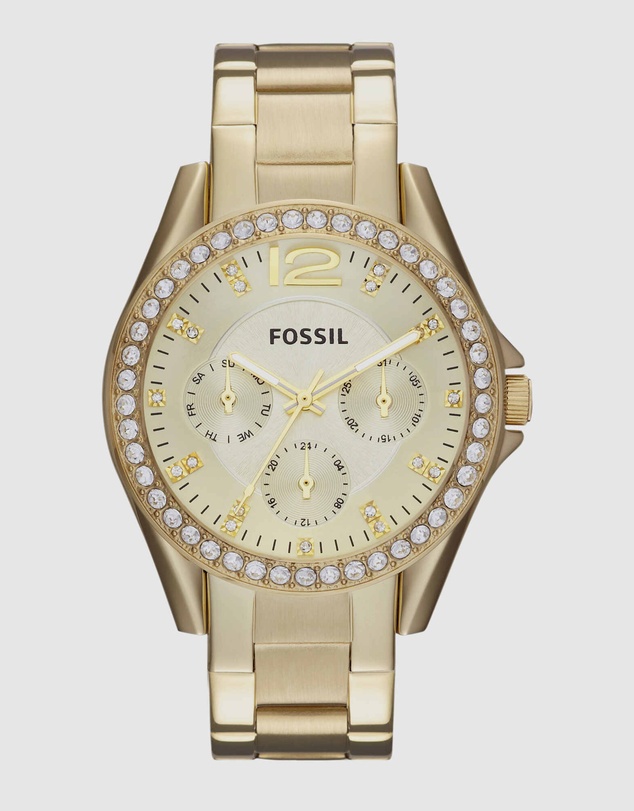 Fossil - Riley Gold-Tone Analogue Watch