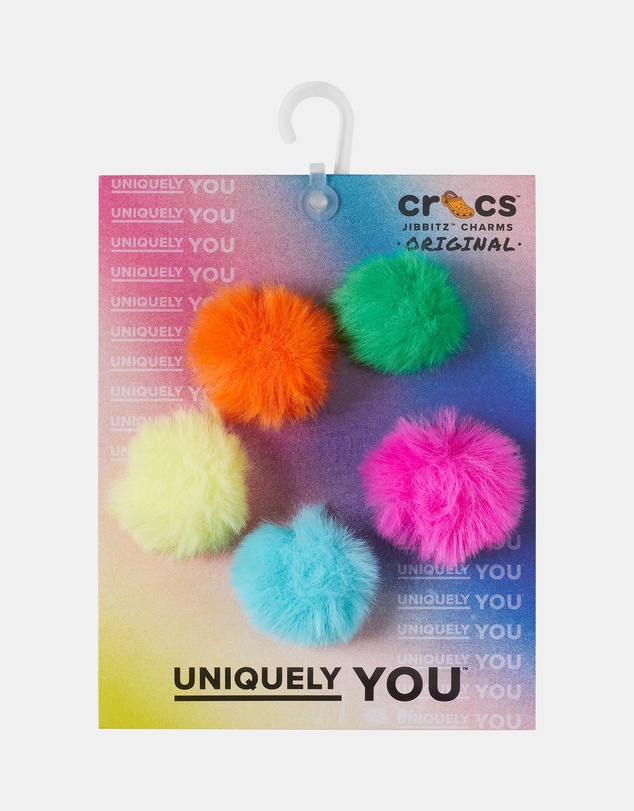 Crocs - 80s Neon Puff Ball 5-Pack Jibbitz™ Charms