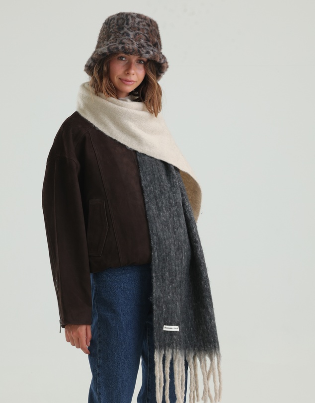 Morgan & Taylor - Marissa Faux Fur Hat in Grey