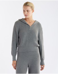 Amelius - Eline Knit Quarter Zip Polo