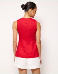 AERE - Amadi Linen Vest