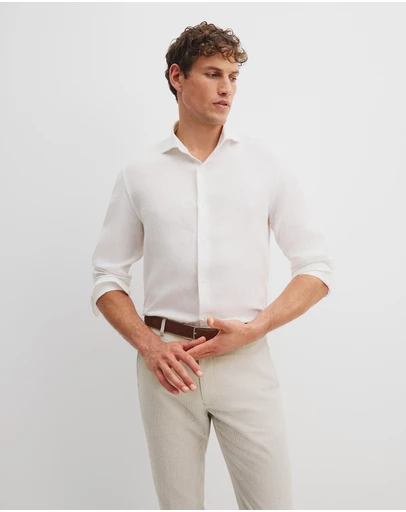 Country Road - Tailored Fit Organically Grown Linen Shirt