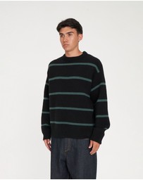 Huffer - Stack Stripe Knit Crew