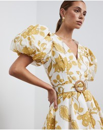 Sofia Irina - Mini Balloon Sleeve Dress