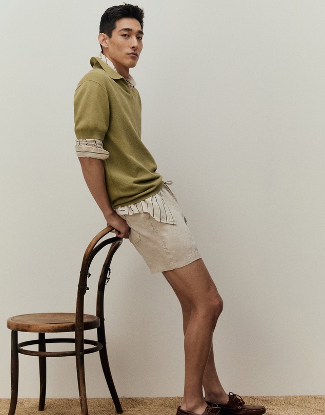 Country Road - Australian Cotton Textured Knit Polo