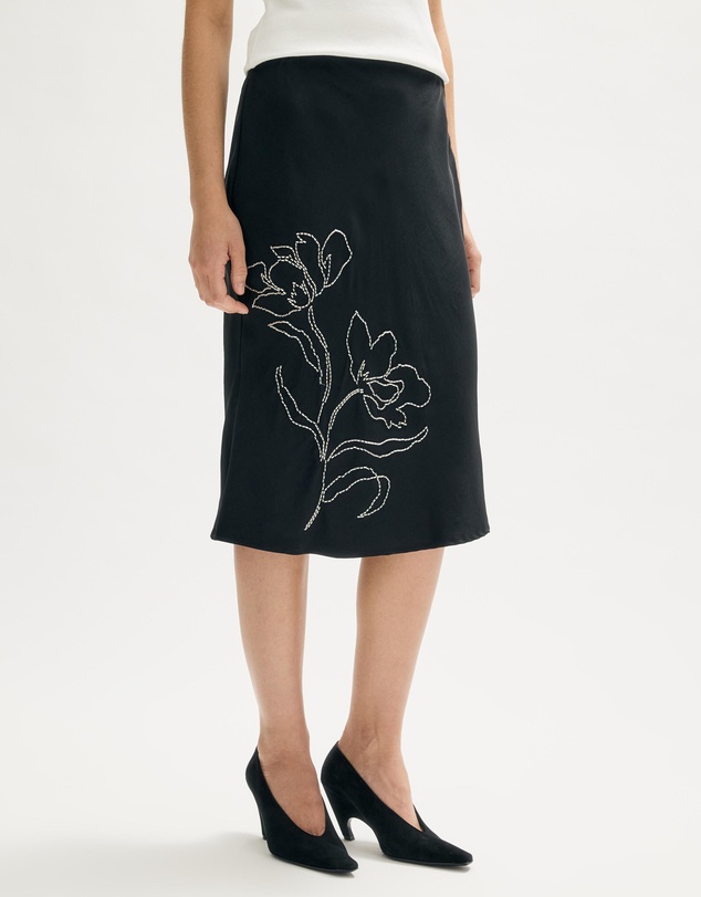 Minima Esenciales - Amelie Beaded Midi Skirt