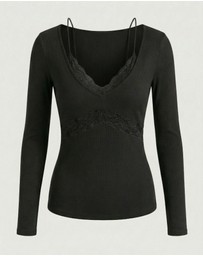 Style Addict - Noa Lace Long Sleeve Top