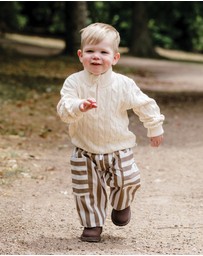 Kynd Baby - Knit Rib Jumper in Ivory