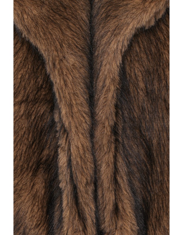 Petal & Pup - Carmie Fur Collared Jacket - Brown
