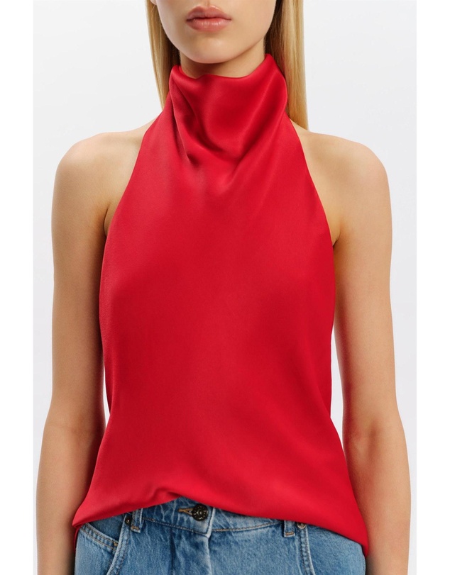 Bardot - Sunella High Neck Halter Top