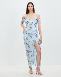 Romance by Honey and Beau - Gianna Off Shoulder Maxi Dress