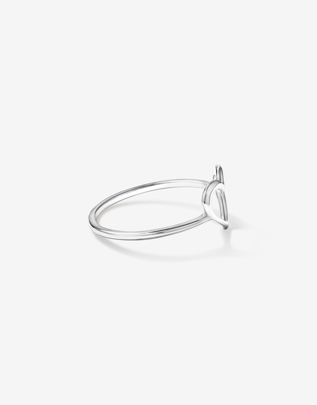 Michael Hill - Open Heart Ring in Sterling Silver