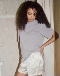 CAMIXA - Teesha Oversized Distressed Cotton T-Shirt