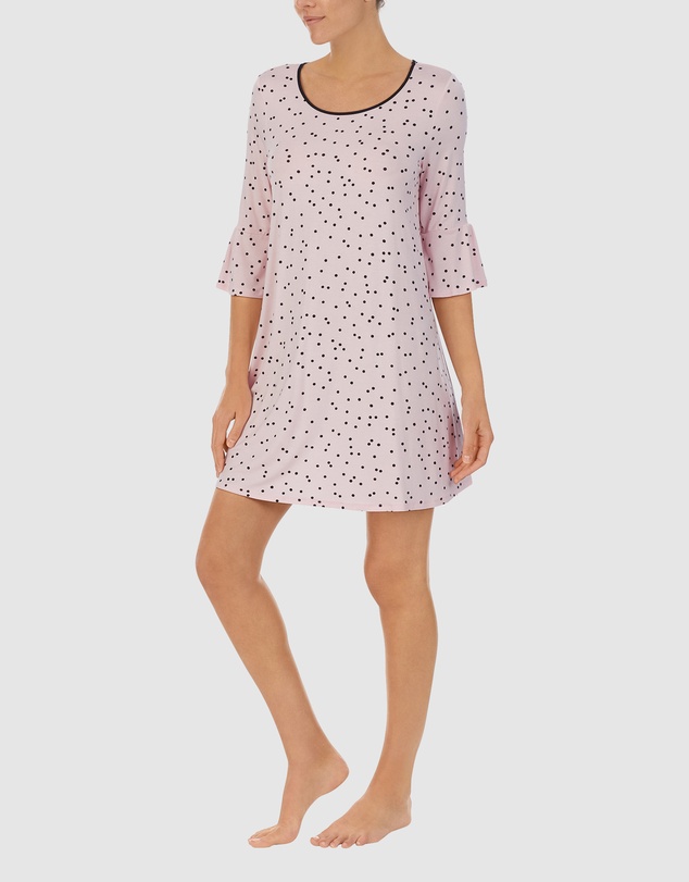 Kate Spade - Modal Jersey 3/4 Sleeve Short Sleepshirt Nightgown