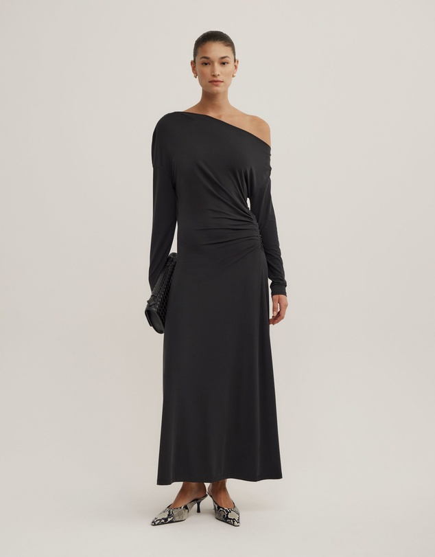 Witchery - Long Sleeve Off Shoulder Dress