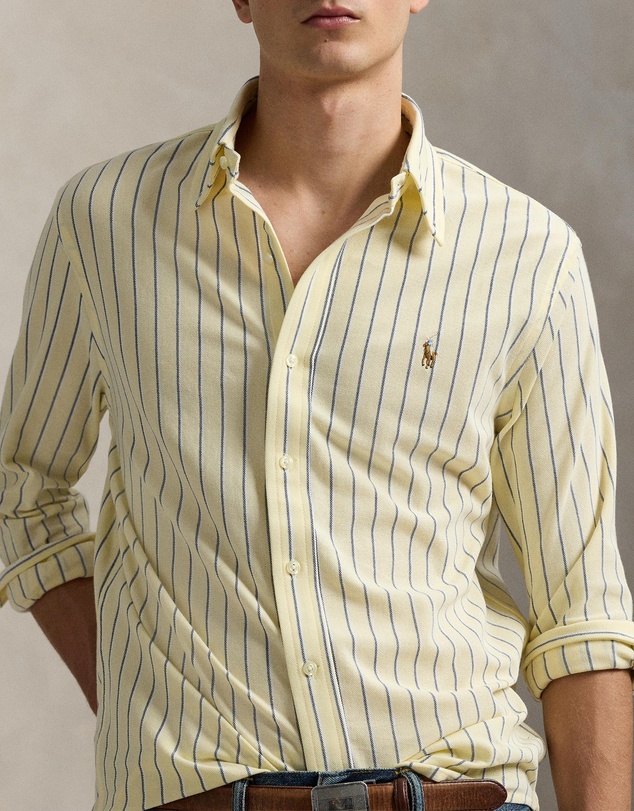 Polo Ralph Lauren - ICONIC EXCLUSIVE - Striped Knit Oxford Shirt