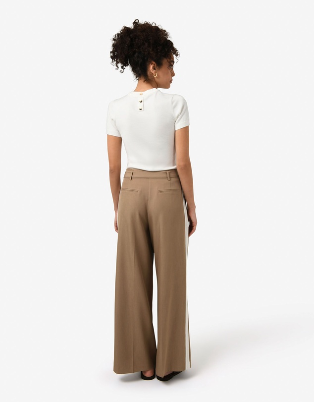 Forcast - Rowan Belted Contrast Pants