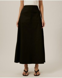 Tussah - A-Line Midi Skirt