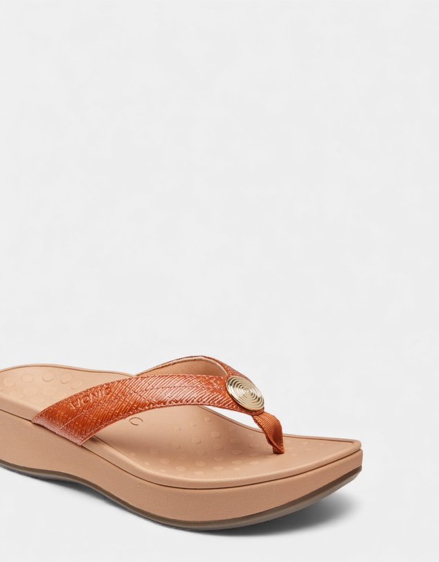 Vionic - Pilar Platform Sandal - Brown