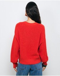AERE - Cotton Cashmere Blend Relaxed Jumper