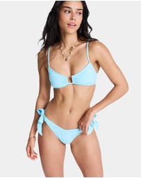 Roxy - Womens Roxy Palm Dream Tie Side Cheeky Bikini Bottoms