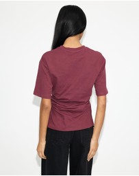 Dazie - Ava Twist Detail Short Sleeve Tee
