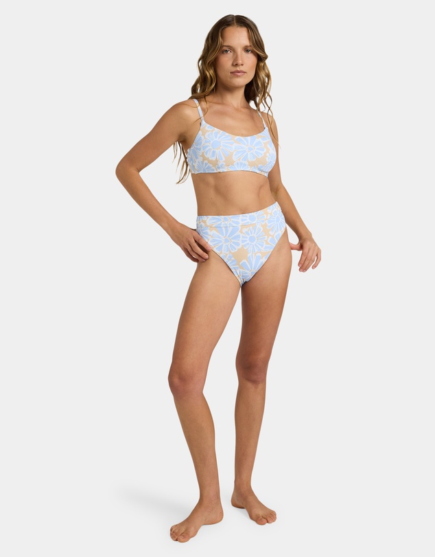 Roxy - Womens Daisy Haze Mod Mid Waist Bikini Bottom