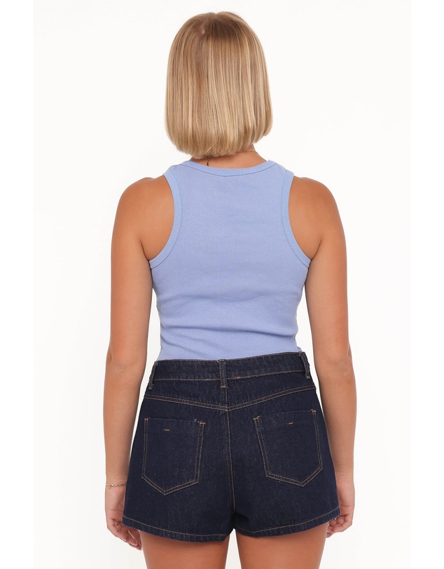 Petal & Pup - Evanna Denim Skort - Dark Wash
