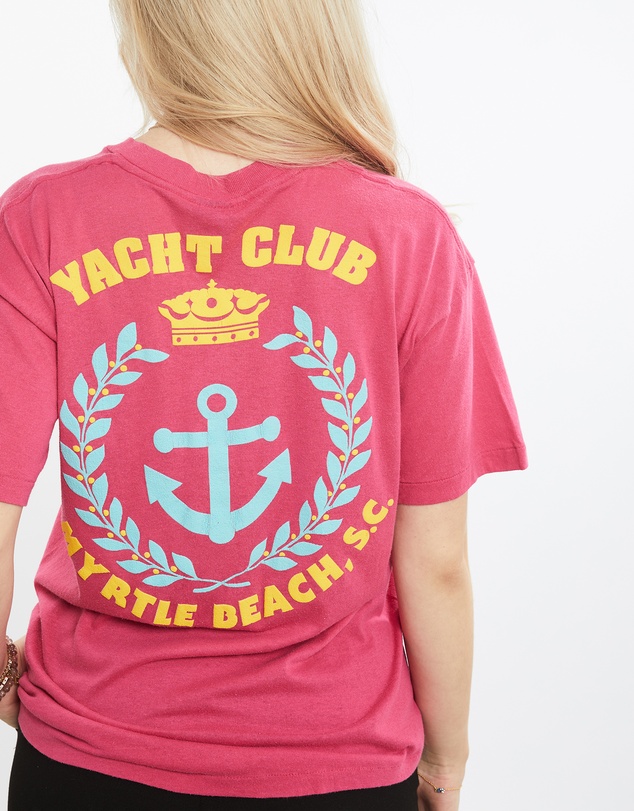 Vintage by The Real Deal - Pre Loved - Vintage 80s Yacht Club Myrtle Beach, S.C Tee
