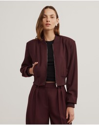 Witchery - Shoulder Pad Bomber Jacket