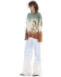 THE TALES - Cowboys Forever Tie Dye Long Sleeve Tee