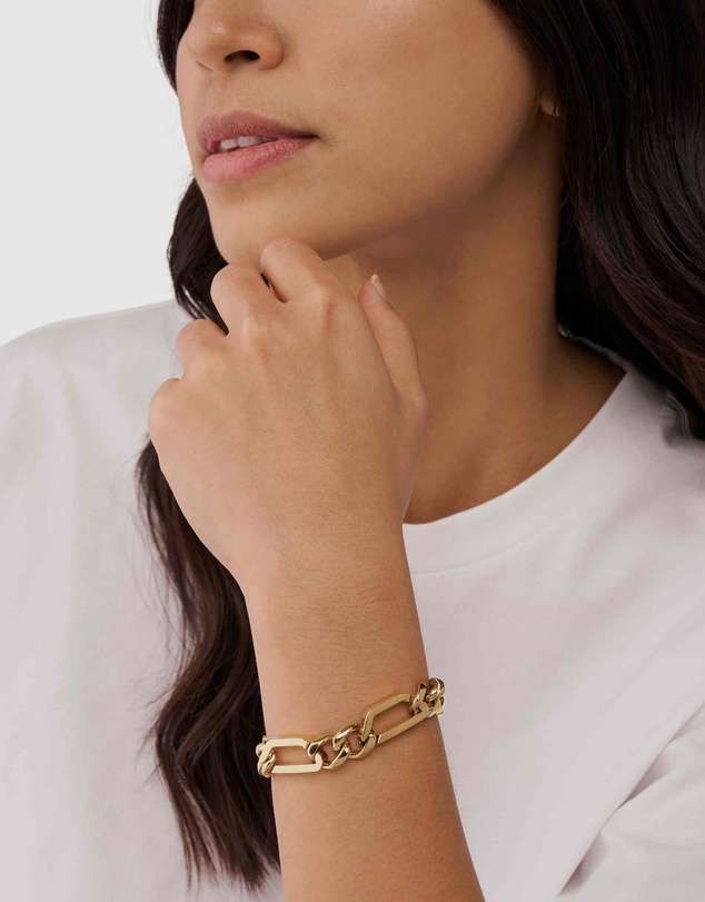 Diesel - Steel Gold Tone Bracelet