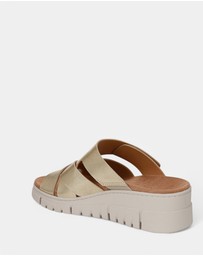 Vionic - Uptown Sunset Wedge - Gold