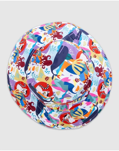 Tyoub - Tyoub Sun-Safe Bucket Hat with Neck Flap Animal Spirit