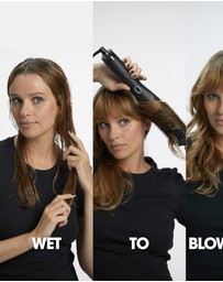 ghd - duet blowdry 2 in 1 Hair Dryer Brush in White
